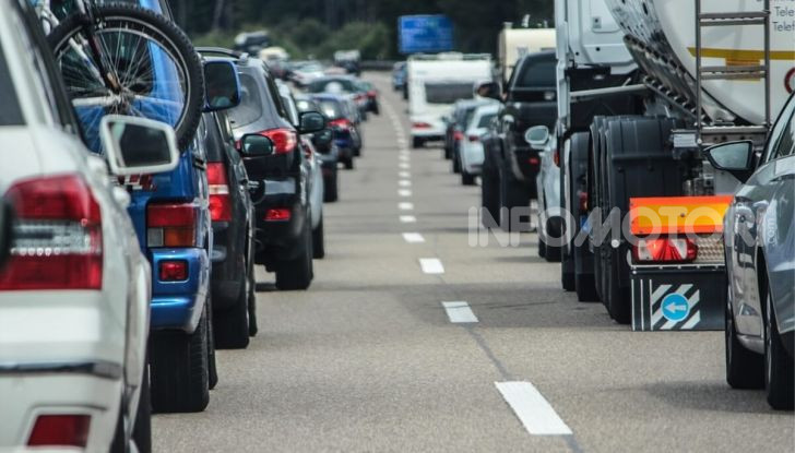 Traffico autostrada estate 2020
