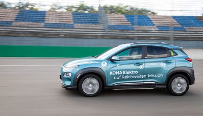 Hyundai Kona Electric da record: oltre 1000 km con una singola carica