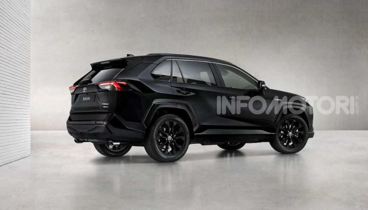 Toyota RAV4 Hybrid: total black per sembrare più aggressiva - Foto 2 di 3