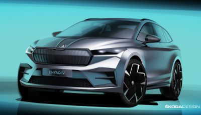 Skoda ENYAQ iV: le nuove immagini teaser del SUV elettrico