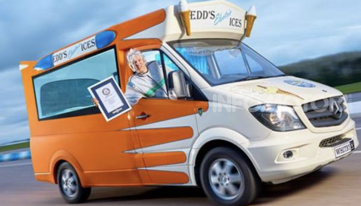 Edd China guida un furgone dei gelati da record del mondo - Foto 1 di 5