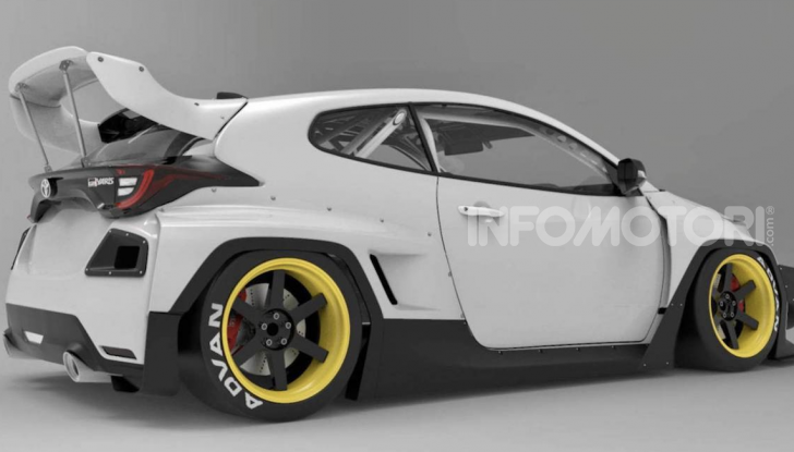 Toyota Yaris diventa una macchina da corsa col kit Rocket Bunny - Foto 2 di 6