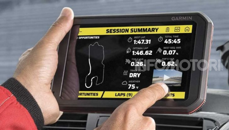 Garmin Catalyst coach in pista