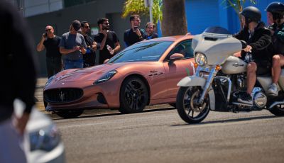 Maserati GranTurismo Folgore: eccola in ricarica prima di Pebble Beach!