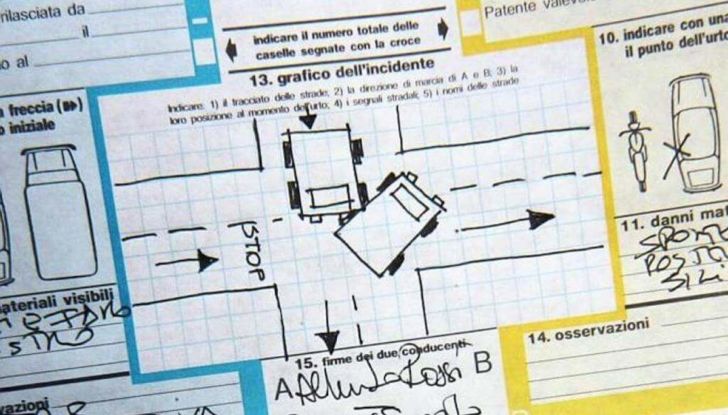 CID Constatazione amichevole incidente
