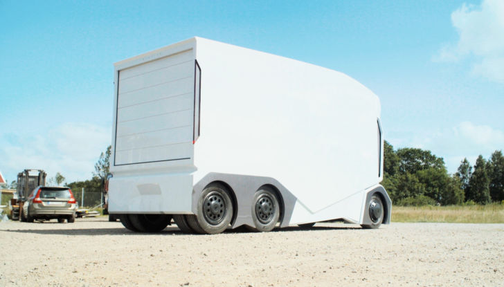 Einride Pod camion elettrico remoto
