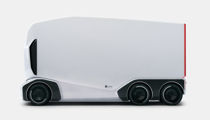 Einride Pod camion elettrico remoto