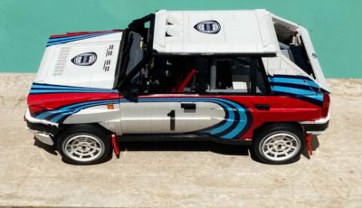 Lancia Delta Integrale 16v Lego MOC: la regina dei rally fatta di mattoncini colorati