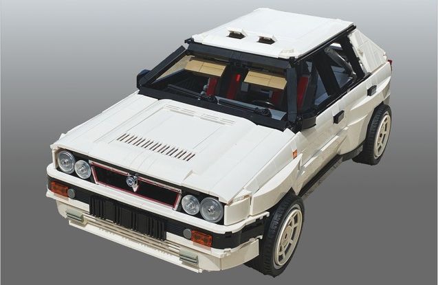 Lancia Delta Integrale 16v Lego MOC: la regina dei rally fatta di mattoncini colorati - Foto 2 di 9