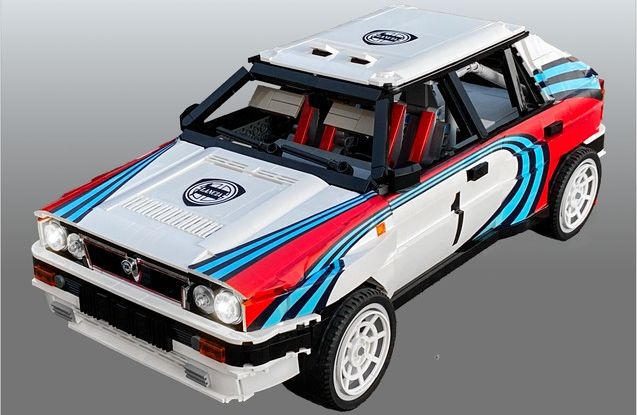 Lancia Delta Integrale 16v Lego MOC: la regina dei rally fatta di mattoncini colorati - Foto 6 di 9