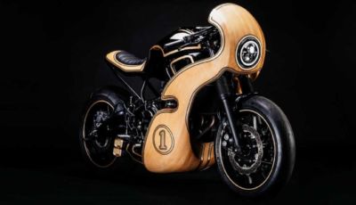 George Woodman firma la prima Yamaha XSR 700 in legno