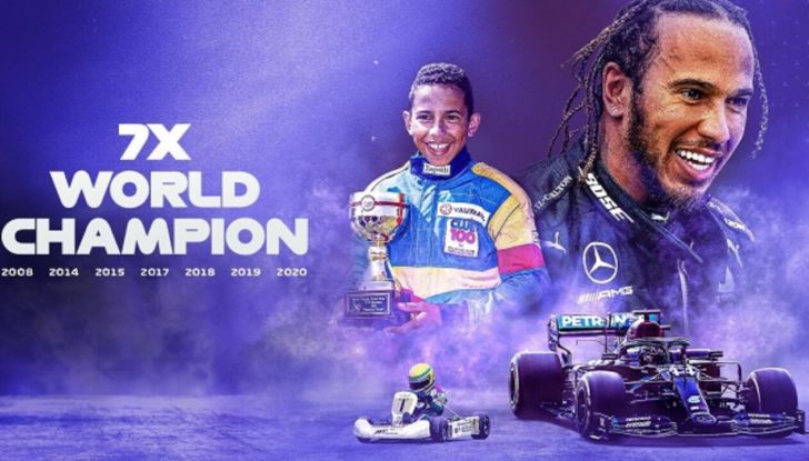 F1 2020 GP Turchia Lewis Hamilton World Champion