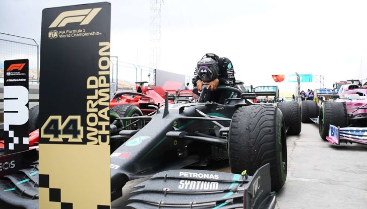 F1 2020 GP Turchia Lewis Hamilton World Champion