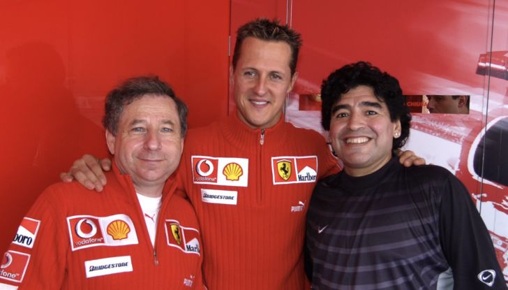 Maradona morte reazione piloti F1 e MotoGP