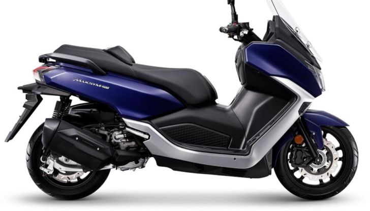Sym Maxsym 400: il maxi scooter orientale è tutto nuovo - Foto 6 di 7