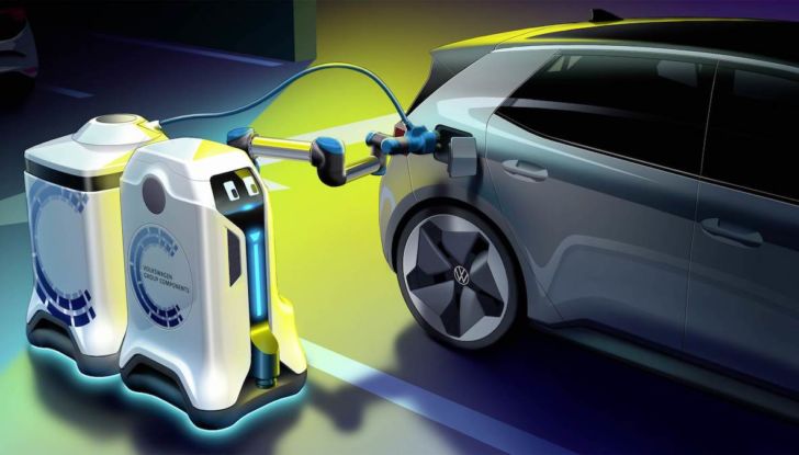 Volkswagen: arriva il robot indipendente per ricaricare le auto elettriche - Foto 5 di 6