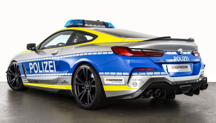 BMW M850i AC Schnitzer Polizia tedesca