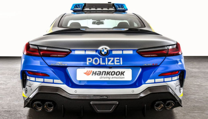 BMW M850i AC Schnitzer Polizia tedesca
