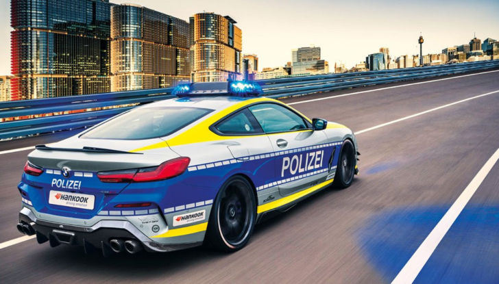 BMW M850i AC Schnitzer Polizia tedesca