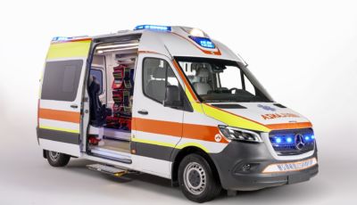 Mercedes: lo Sprinter Ambulanza nella lotta al Covid-19