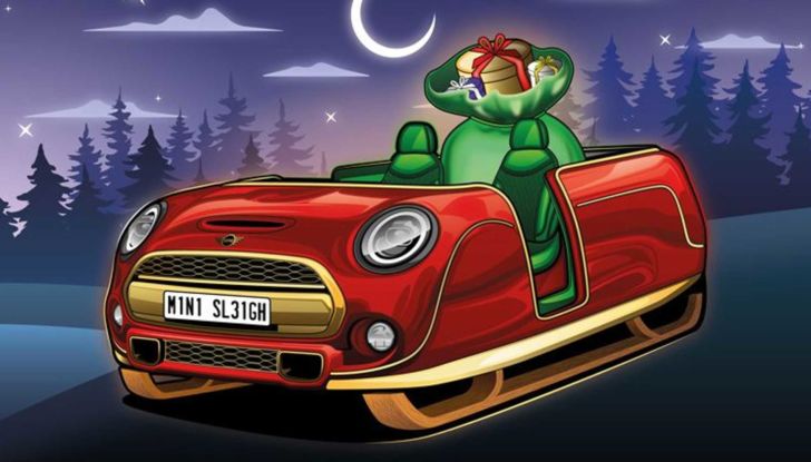 Slitta Babbo Natale render auto