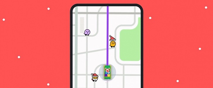 Waze app Google Babbo Natale