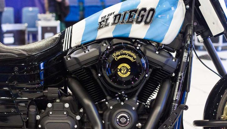 Maradona: nella sua eredità anche una Harley-Davidson customizzata - Foto 5 di 6