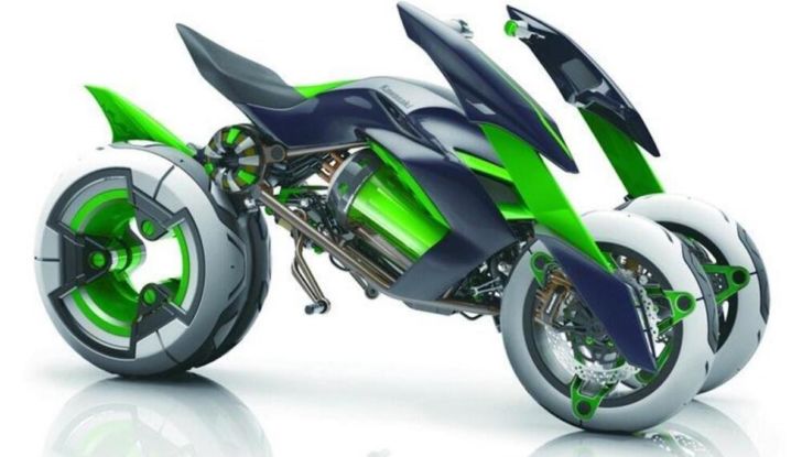 Kawasaki: il futuro delle moto sportive sarà a tre ruote? - Foto 5 di 7