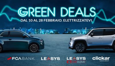 Green Deals by FCA Bank e Leasys: promozioni fino al 28 febbraio