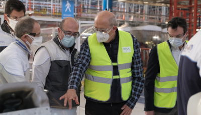 Jean Philippe Imparato, CEO Alfa Romeo, in visita agli stabilimenti di Cassino e Pomigliano D'Arco