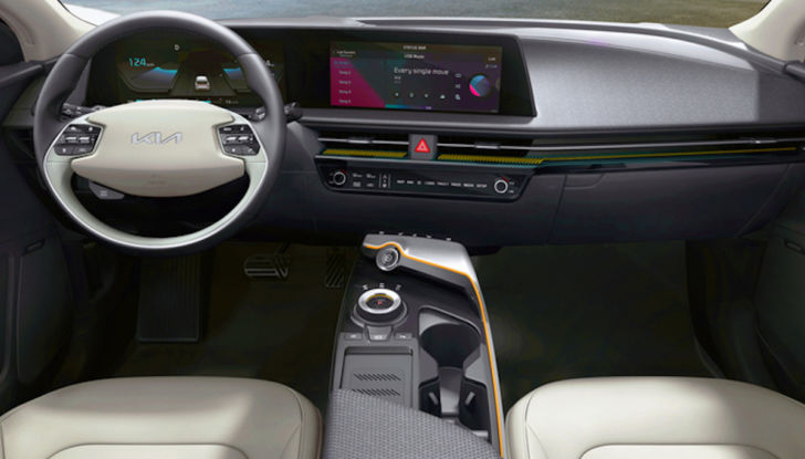 KIA EV6, il primo SUV 100% elettrico della Casa coreana - Foto 4 di 9