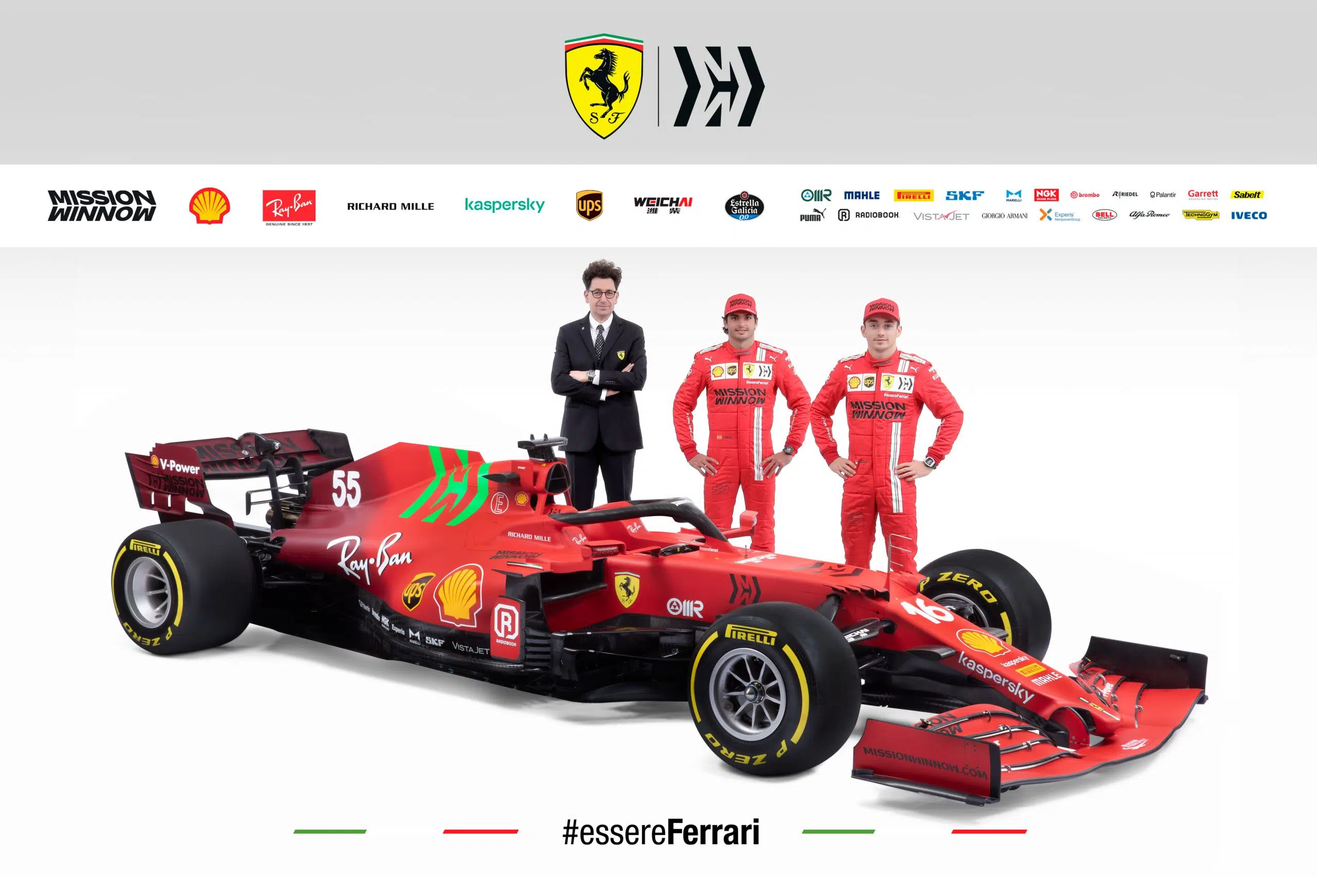 Ferrari SF21 F1 2021 Charles Leclerc Carlos Sainz