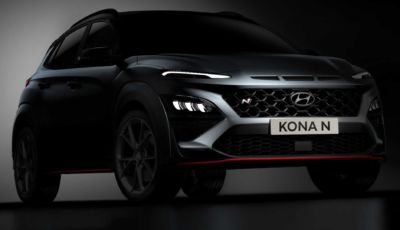 Hyundai Kona N 2021: il SUV sportivo si mostra al pubblico