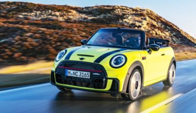 Mini Cabrio 2021: la Cooper “scoperta” si tinge di giallo