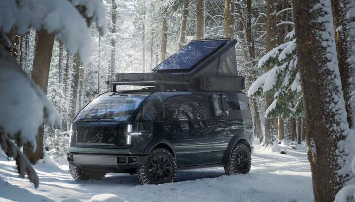 Canoo Inc, il pickup elettrico che si trasforma in camper - Foto 3 di 12