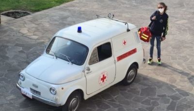 Un’Autobianchi Giardiniera del 1972 aiuta nella lotta al Coronavirus!