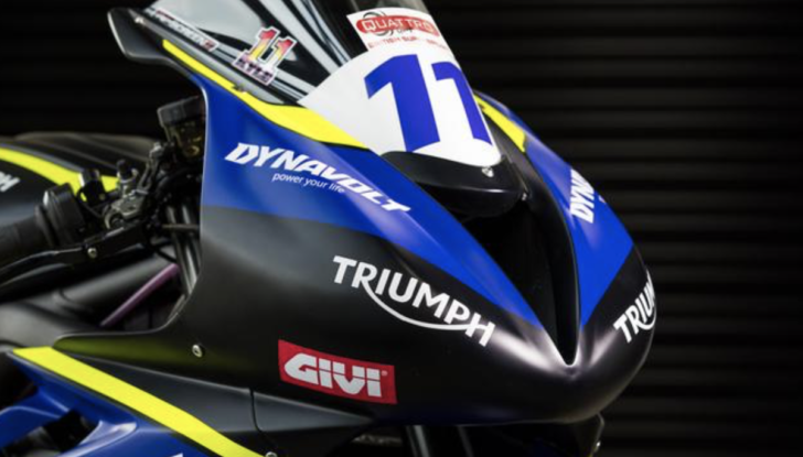 Presentata la Dynavolt Triumph Street Triple 765 RS - Foto 2 di 14