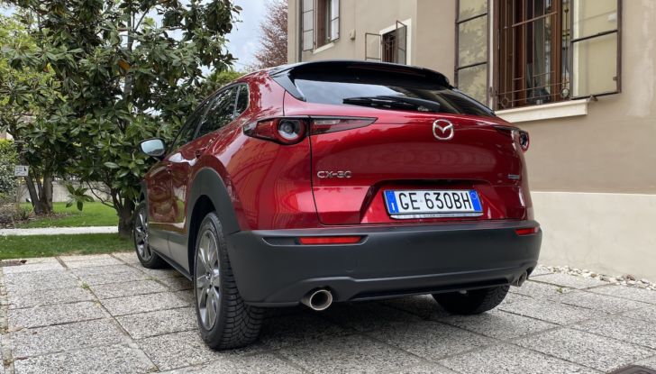 Mazda CX-30 prova su strada della Mild Hybrid da 186 CV - Foto 4 di 11