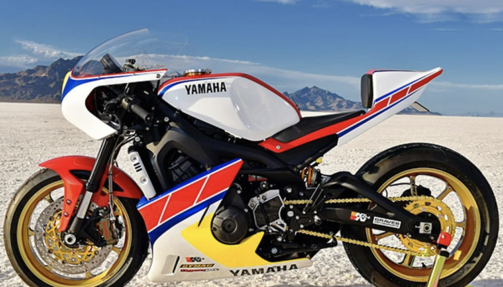 Una Yamaha XSR900 mascherata da TZ750 - Foto 3 di 11