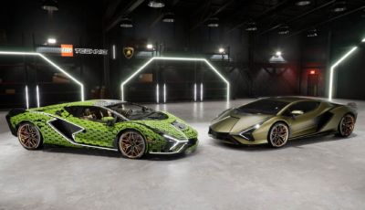 Lamborghini Sian: il modellino Lego diventa a grandezza naturale!