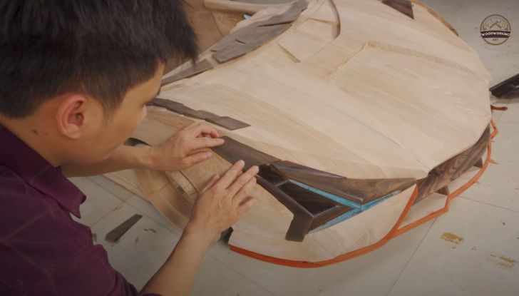 Lamborghini Sian modellino elettrico legno