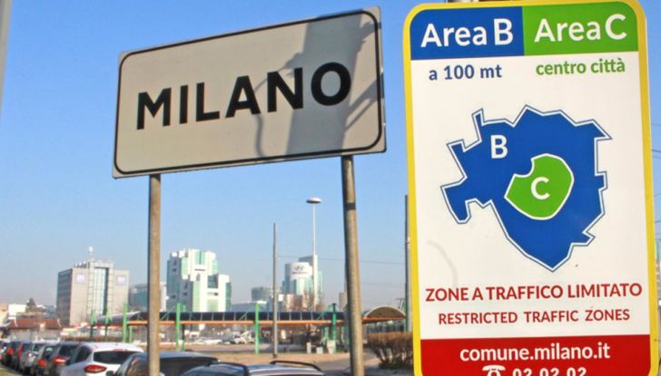 Traffico Milano Area B Area C