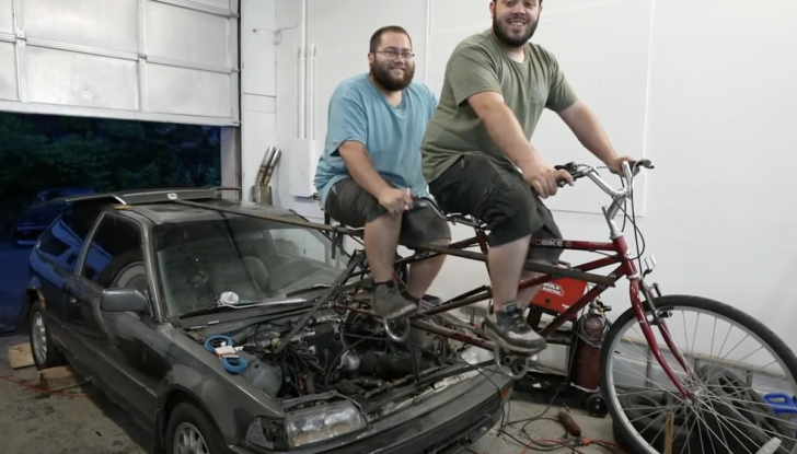 L’Honda Civic più green del mondo: va a pedali - Foto 8 di 9