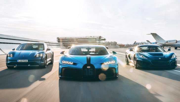 Bugatti Rimac Porsche 2021