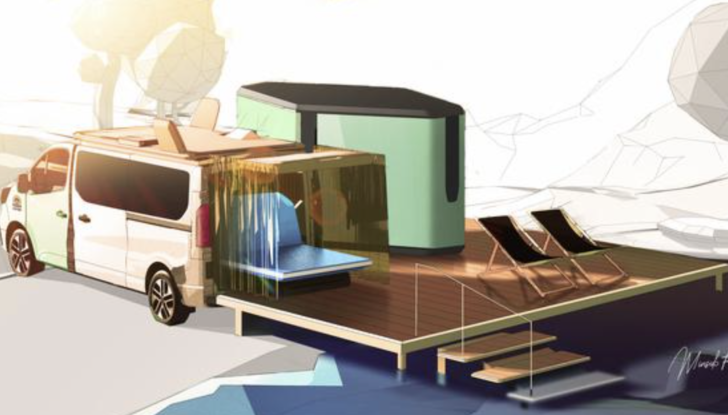 Renault Hippie Caviar Hotel: cinque stelle su quattro ruote - Foto 2 di 3