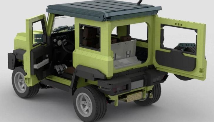 Suzuki Jimny LEGO: in miniatura ma ricca di dettagli - Foto 6 di 13