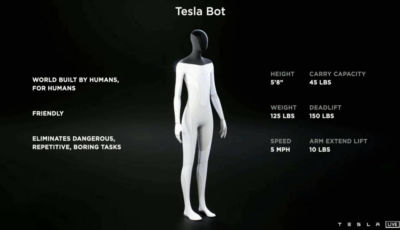 Tesla Bot,  il robot umanoide di Elon Musk