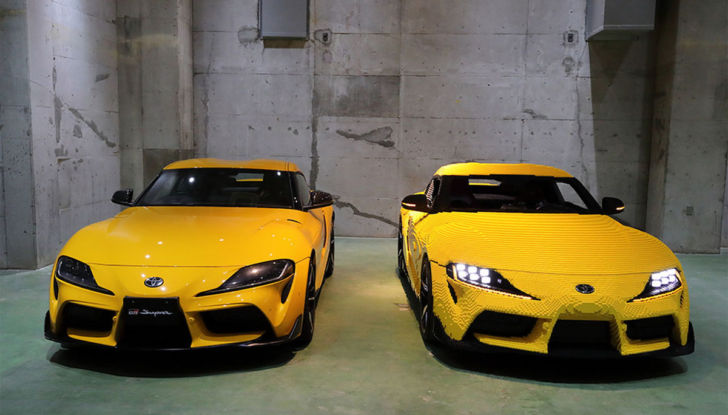 Una Toyota GR Supra fatta di Lego che si può guidare - Foto 3 di 10