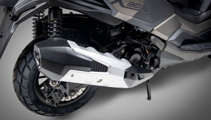 Kymco DTX360: lo scooter che diventa un adventure crossover - Foto 7 di 20