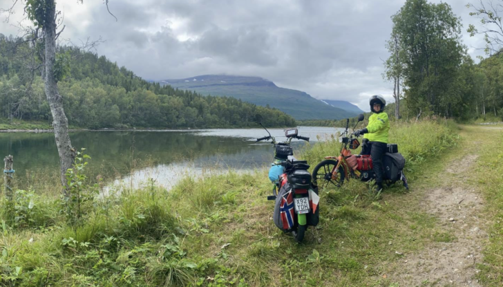 La sfida da record di Mirco e Alice: da Montecchio a Capo Nord in Ciao - Foto 10 di 13